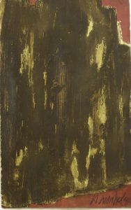 IMG_8695, rotes Bütten, Mischtechnik, 74x47, 1996