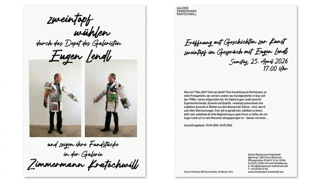 Ausstellung des Galeristen Eugen Lendl