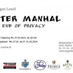 Einladung zur Fotoausstellung von Peter Manhal